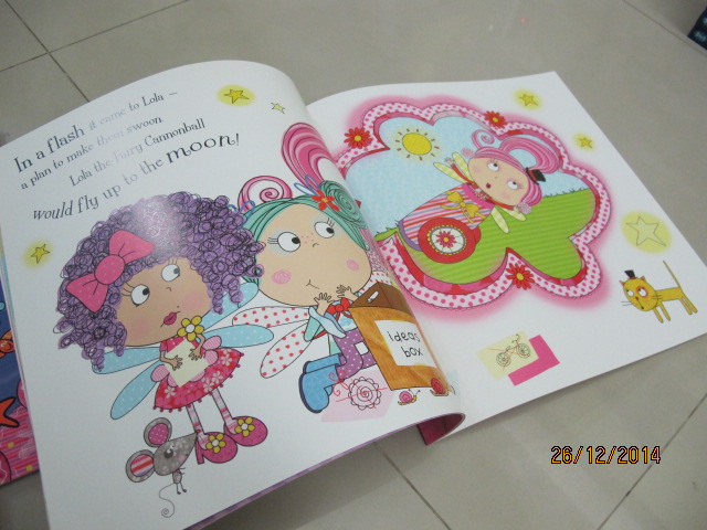 Nick Page & Clare Fennel : Sweet Fairy Friends : Lola the Lollipop Fairy : โลลานางฟ้าอมยิ้ม นิทานภาพ ปกอ่อน เล่มโต Make Believe Ideas