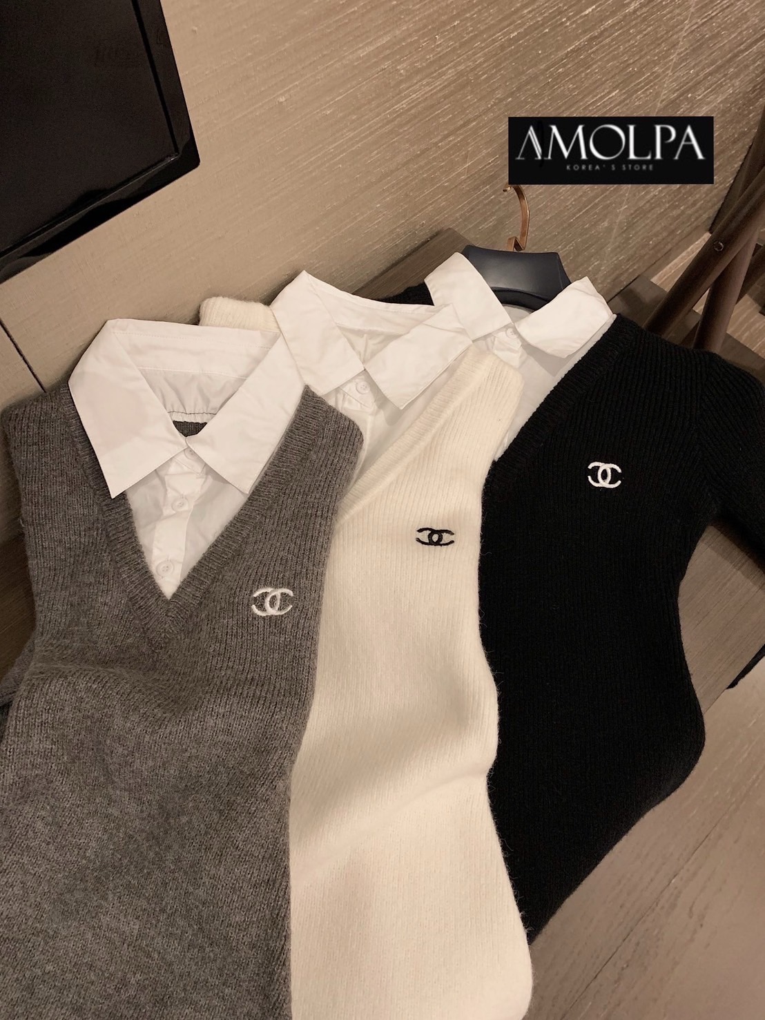 DRESS ไหมพรม CC KNITT ชนช๊อปปปนะคะ งานสวย ครบ ปั้มทุกจุด เนื้อผ้าดีม๊ากกกก ผ้าใส่สบายมาก ใส่สบาย : สินค้าคุณภาพ (พร้อมส่ง)