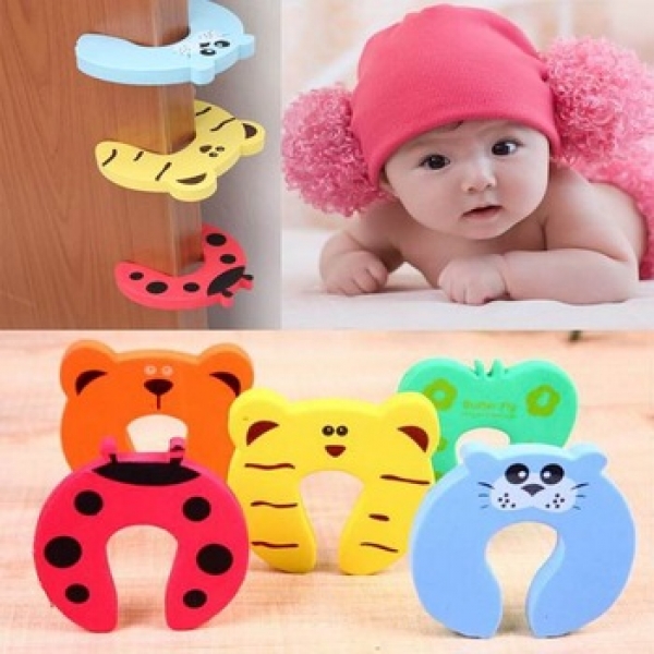 NanaBaby ที่กั้นประตู กันกระแทกประตู Door Stopper กันชนประตูห้อง กันกระแทกประตูห้อง ตัวกันประตู ที่กันประตูหนีบ ที่กั้นประตูหนีบ รูปสัตว์น้อย