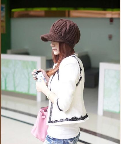 หมวกแก๊ปไหมพรม ดีไซน์สุดเก๋ สวยมากๆ มี 3 สี