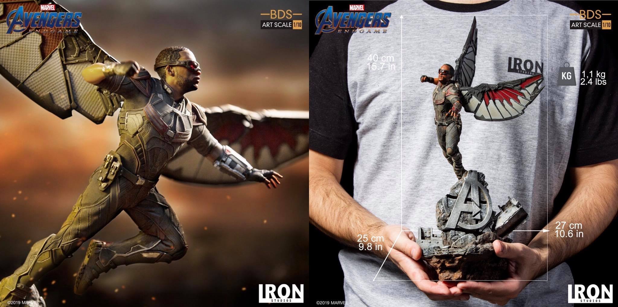 เปิดจอง Falcon: Avengers Endgame BDS 1/10Scale Statue by Iron Studios