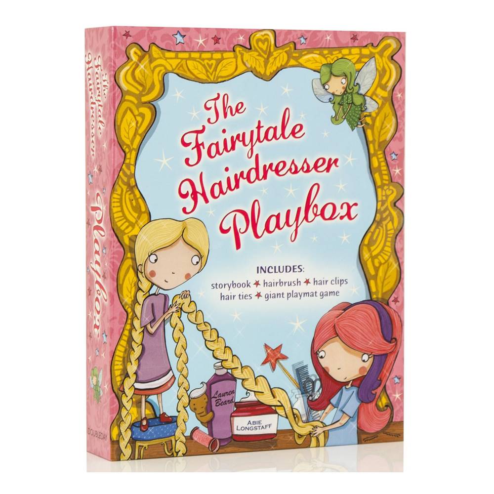 The Fairytale Hairdresser Playbox นิทานภาพ และเซตเล่นแต่งผมนางฟ้า สำหรับสาวน้อย หนังสือ หวีแปรง กิ๊บแต่งผม