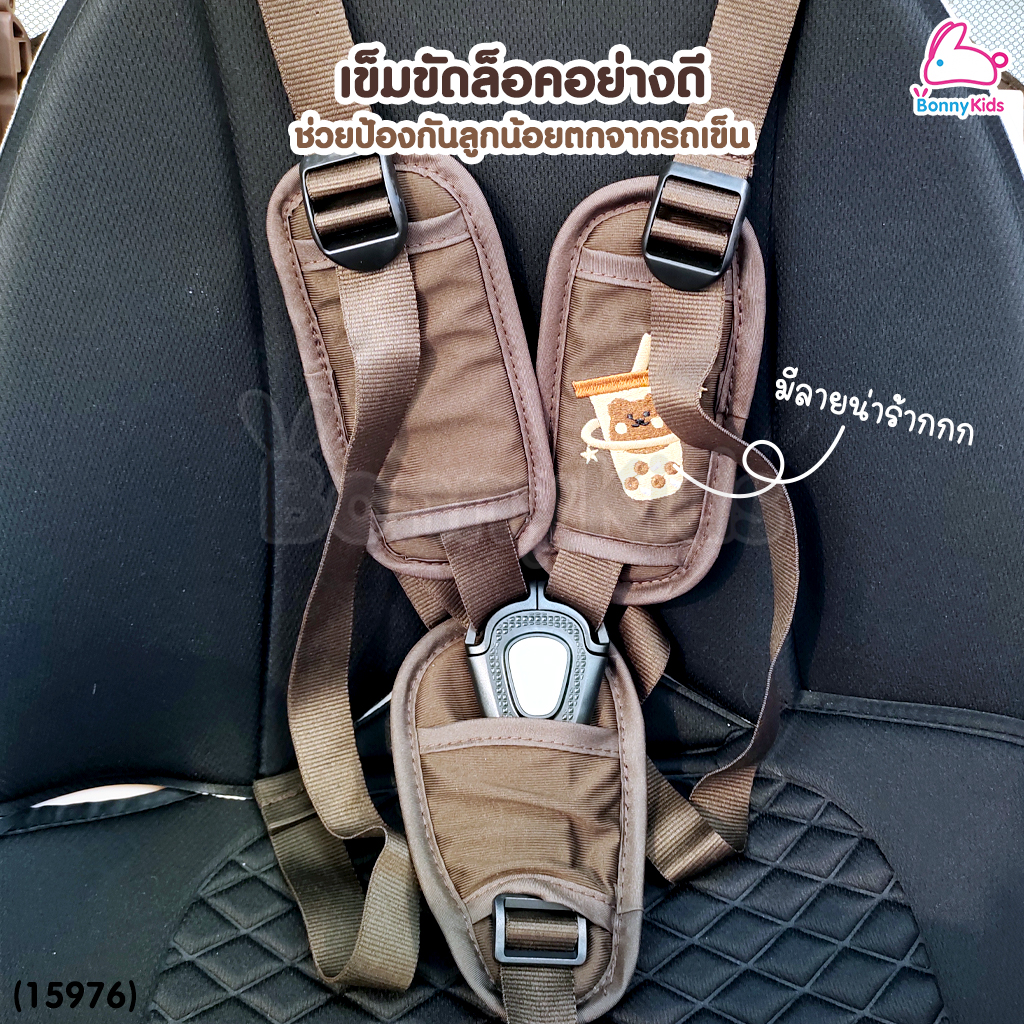 Baby Stroller V18 Plus รถเข็นเด็กปรับหมุนที่นั่งได้ ปรับเอนได้ถึง 5 ระดับ พร้อมหลังคาแบบโดมกัน UV คลุมทั้งเบาะ