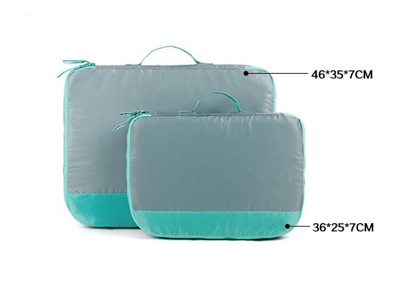 กระเป๋าจัดระเบียบเดินทาง กระเป๋าจัดระเบียบเสื้อผ้า 7 ใบ จัดกระเป๋าเดินทาง ท่องเที่ยว ใส่เสื้อผ้า อุปกรณ์ไอที อุปกรณ์ห้องน้ำ ชุดชั้นใน กางเกงใน รองเท้า และถุงอเนกประสงค์ 2 ใบ