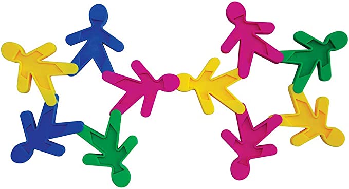 ตัวต่อของเล่นเสริมพัฒนาการ ของเล่นตัวต่อรูปคน ตัวต่อกายกรรม