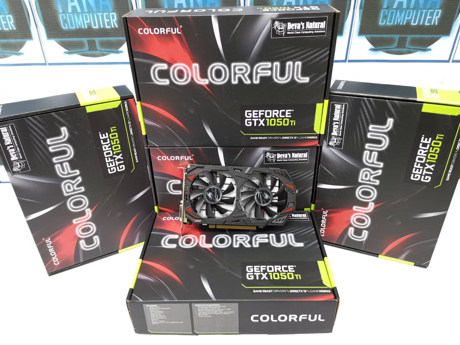(10,900)การ์ดจอ VGA Colorful GeForce GTX 1050 Ti 4G DDR5 128Bit