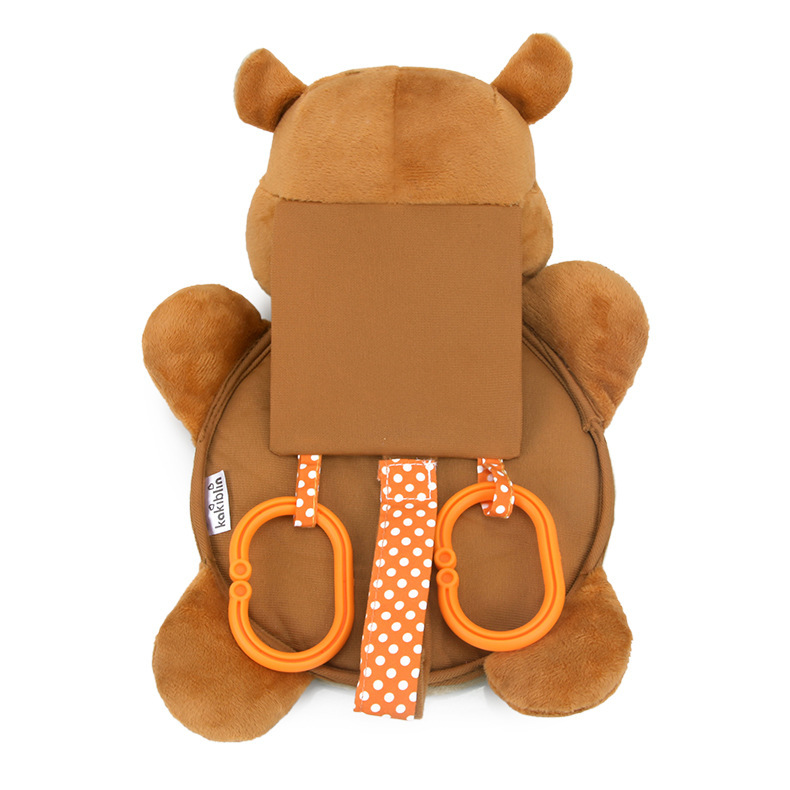 กระจกมองเด็กในรถ กระจกมองหลังติดเบาะรถสำหรับเด็กนั่งคาร์ซีท รูปตุ๊กตาวัว/หมี/เพนกวิน