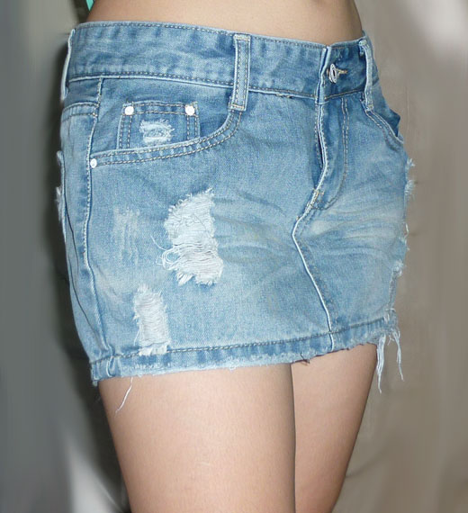 #2กระโปรงยีนส์แนวเซอร์ แบรนด์ห้าง Catwond 32-36-10