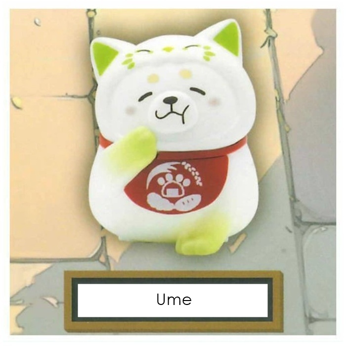 กาชาปองตุ๊กตาน้องหมาชิบะ Vegetable Fairy x Loyal Dog Mochishiba Figure