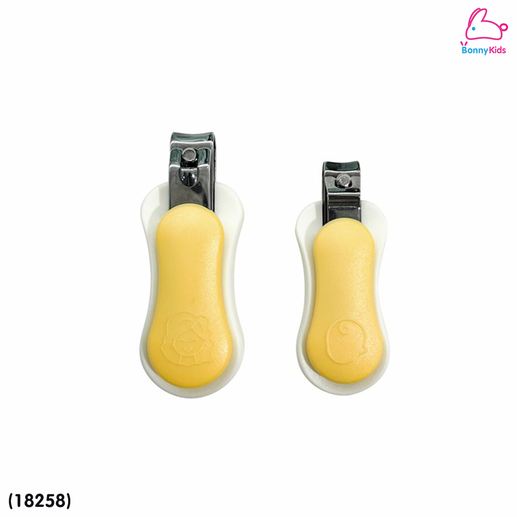 (18258) Baby Moby (เบบี้โมบี้) Baby Nail Clippers กรรไกรตัดเล็บสำหรับเด็ก เซ็ต 2 ชิ้น