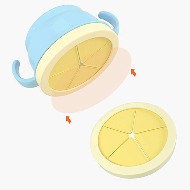 ถ้วยขนมเด็ก กันขนมหก ถ้วยกันอาหารหก ใส่ ขนมเด็ก 6 เดือน ขึ้นไป หัดหยิบกินเอง มีลิ้นกั้น Snack Catcher