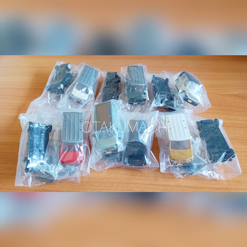 กาชาปองโมเดลรถซูซูกิฮัทส์เลอร์ สเกล 1/64 PLUS Damned Hustler Carabiner