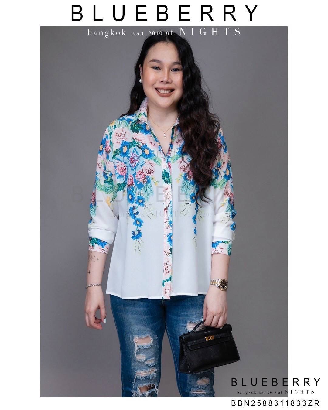 เสื้อเชิ้ต พรีเมียมทรงคลาสสิคตลอดกาลเชิ้ตแขนยาว พิมพ์ลายแบรนด์เนมไฮคลาส ใส่สบาย : สินค้าคุณภาพ (พร้อมส่ง)