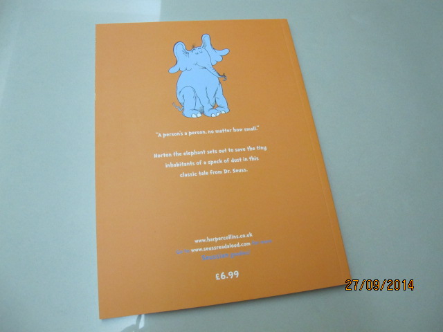 Horton Hears a Who! by Dr. Seuss หนังสือนิทาน ดร.ซูสส์ ปกอ่อนเล่มโต