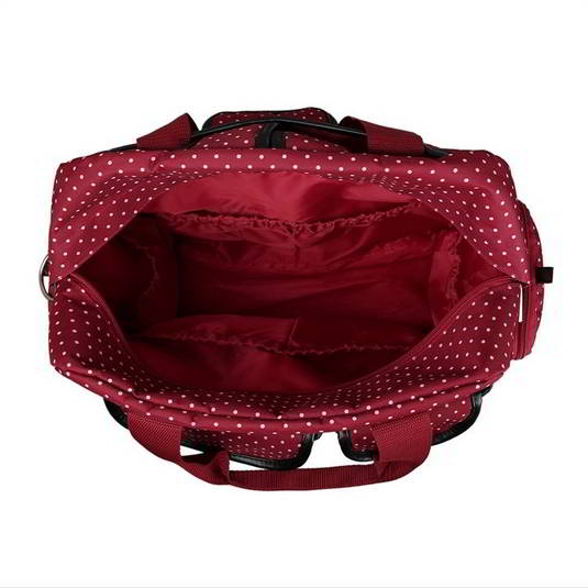 Ecosusi กระเป๋าคุณแม่ กระเป๋าสัมภาระคุณแม่ กระเป๋าแม่ลูกอ่อน ใช้ได้ 3 แบบ ใบใหญ่ ทนทาน ช่องใส่ของเยอะ (Red)