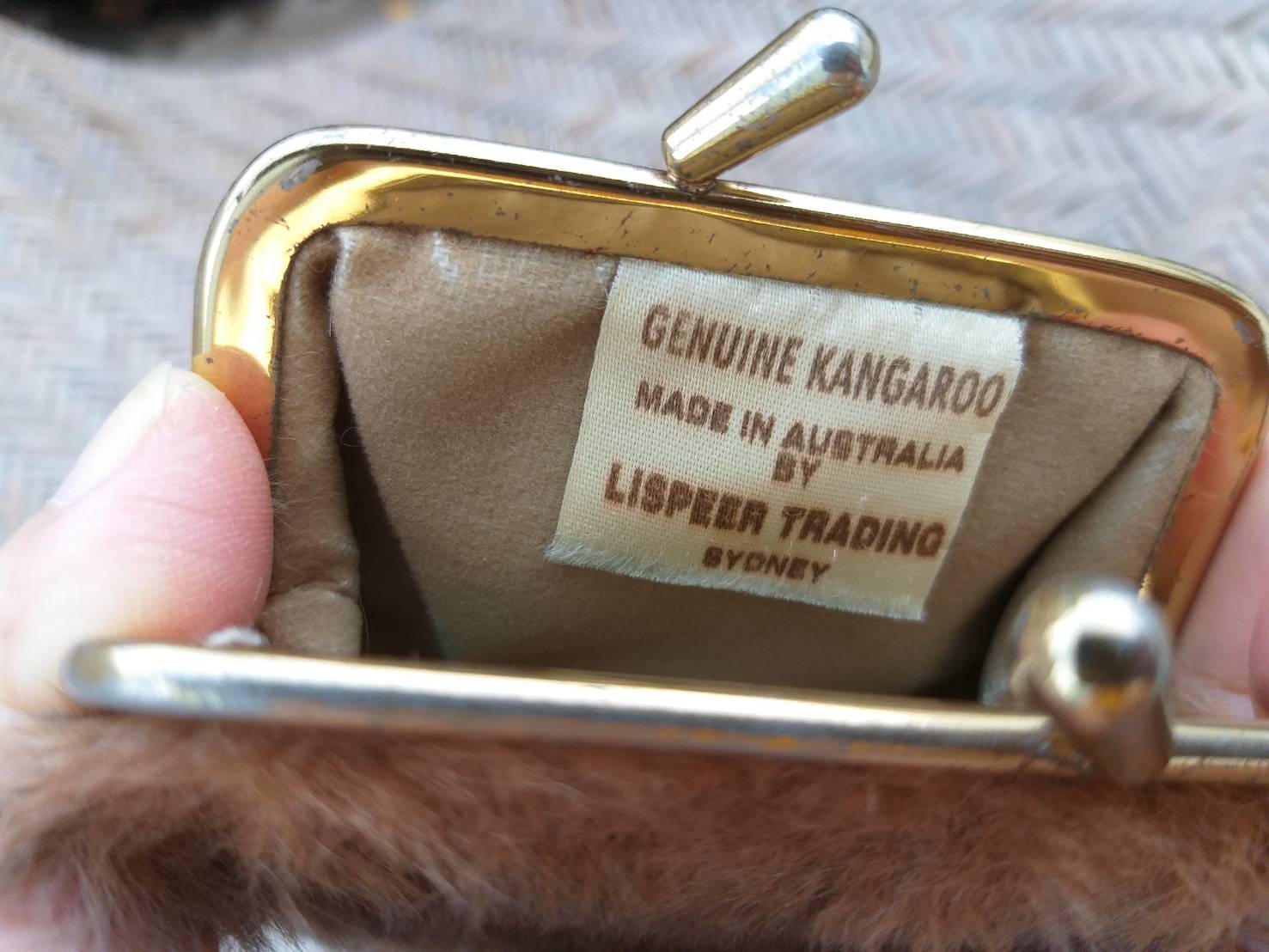 กระเป๋าใส่เหรียญหนังจิงโจ้แท้ Made in Australia