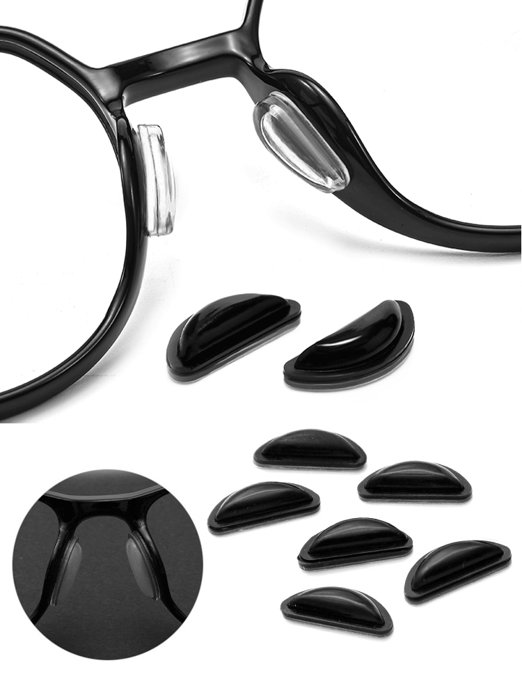 MOKHA ซิลิโคนติดกันลื่น Air Nose (1คู่) ซิลิโคนเจลจับจมูก นุ่มสบาย ลดรอยกดทับป้องกันแว่นตก แว่นไหล