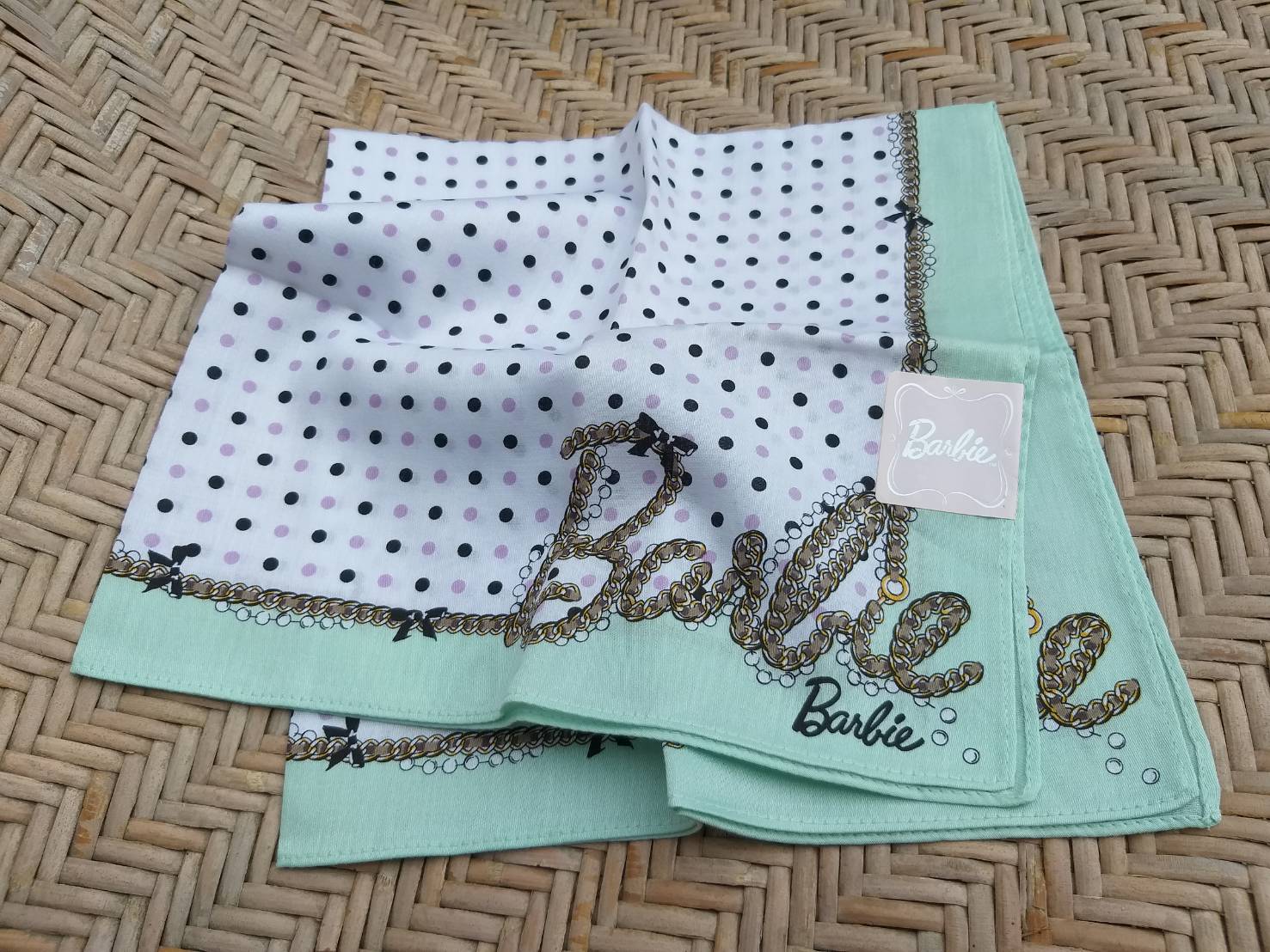 ผ้าเช็ดหน้า Barbie ผ้านุ่มมากกก