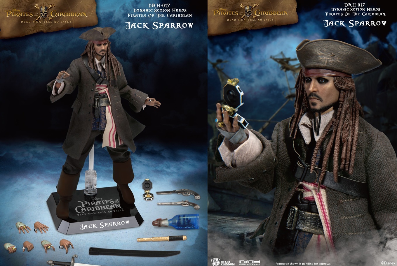 [เปิดจอง] pirate of the caribbean - Cap Jack Sparrow 1/9