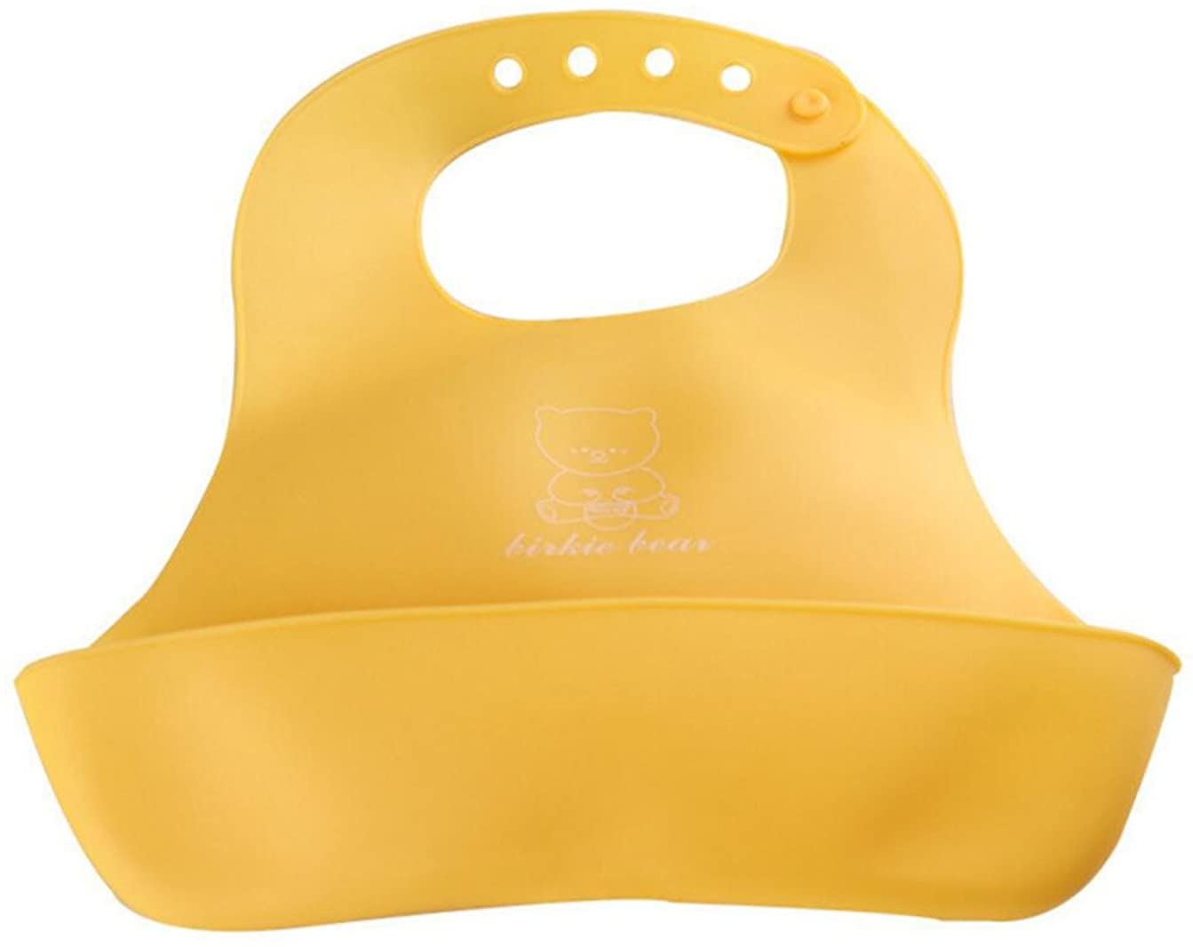 ผ้ากันเปื้อนเด็ก 1-3 ปี ผ้ากันเปื้อนซิลิโคนเด็ก ผ้ากันเปื้อนกินข้าวเด็ก มีถาดรองเศษอาหาร ซิลิโคนนิ่ม Baby Bear Soft Bib