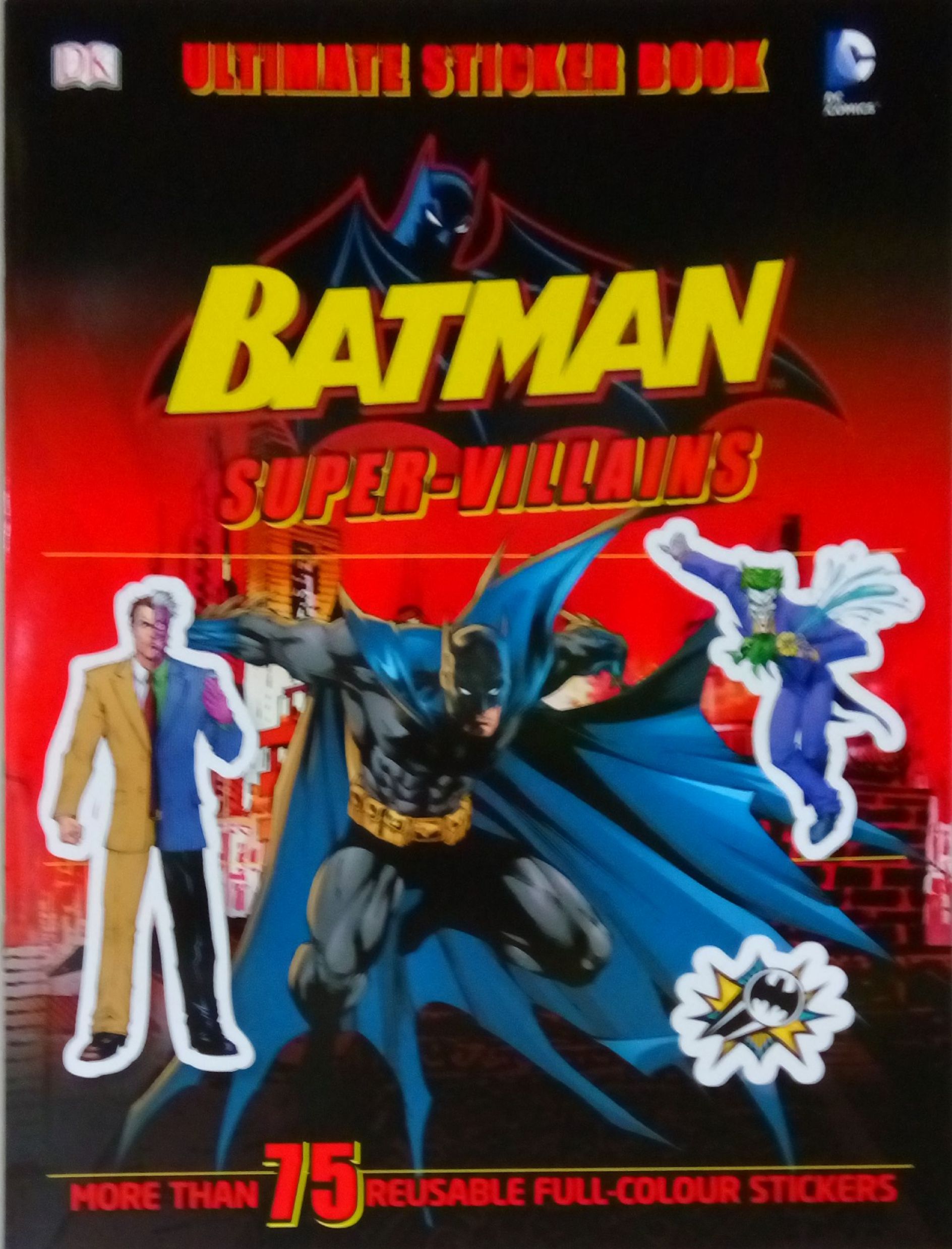 DK Ultimate Amazing Sticker Book : DC Comics : Batrman : 65 Reusable เซตหนังสือสติกเกอร์ แบทแมน 4 เล่ม