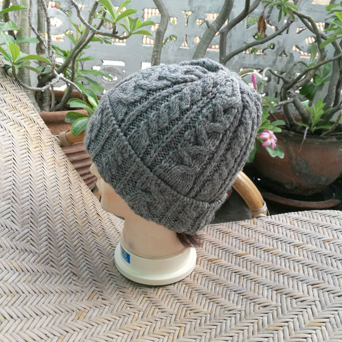 หมวกไหมพรมขนสัตว์ Made in England