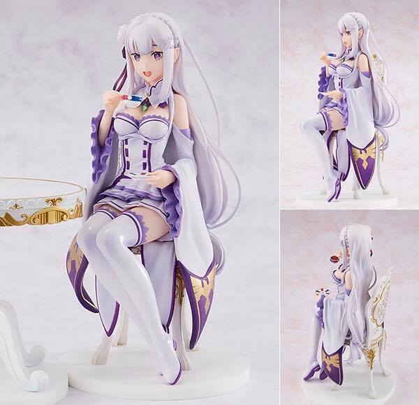 พร้อมส่ง KDcolle Re:ZERO -Starting Life in Another World- Emilia Tea Party Ver. 1/7 Complete Figure