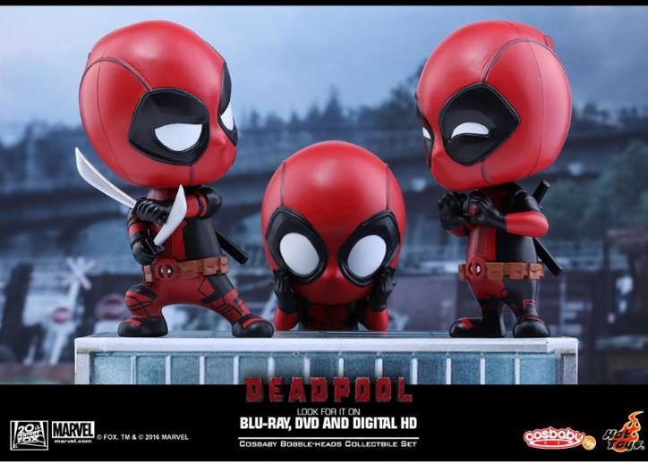 พร้อมส่ง HOT TOYS COSBABY : DEADPOOL Movie : DEADPOOL (3 Pack)