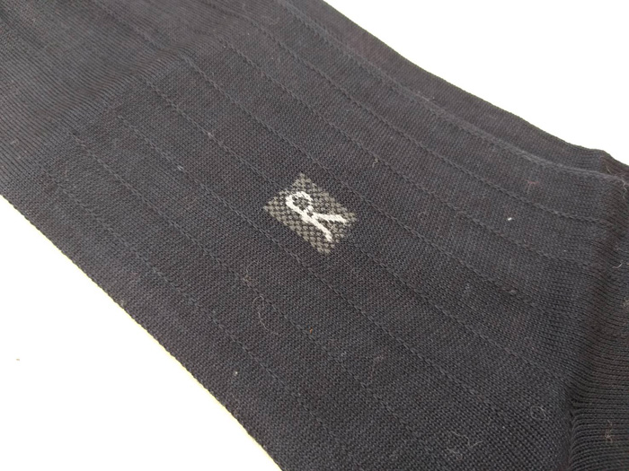 ถุงเท้าชาย ROBERTA DI CAMERINO สีดำ เนื้อดีมาก