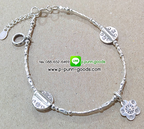 สร้อยข้อมือเงินแท้