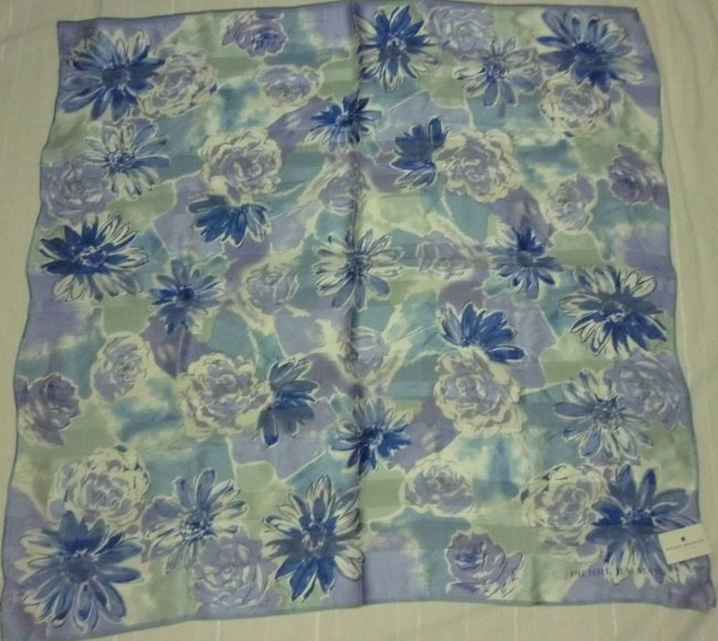 ผ้าพันคอ 100% silk PIERRE BALMAIN