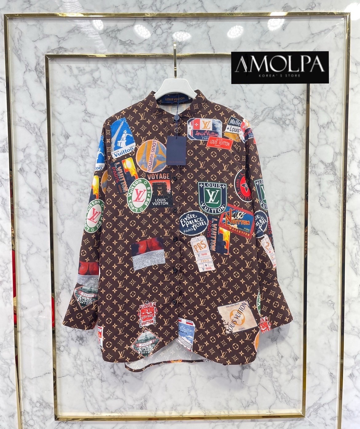 SHIRT LV คอลเลคชั่นใหม่ งานสวยม๊ากกกก ใส่สบาย : สินค้าคุณภาพ (พร้อมส่ง)