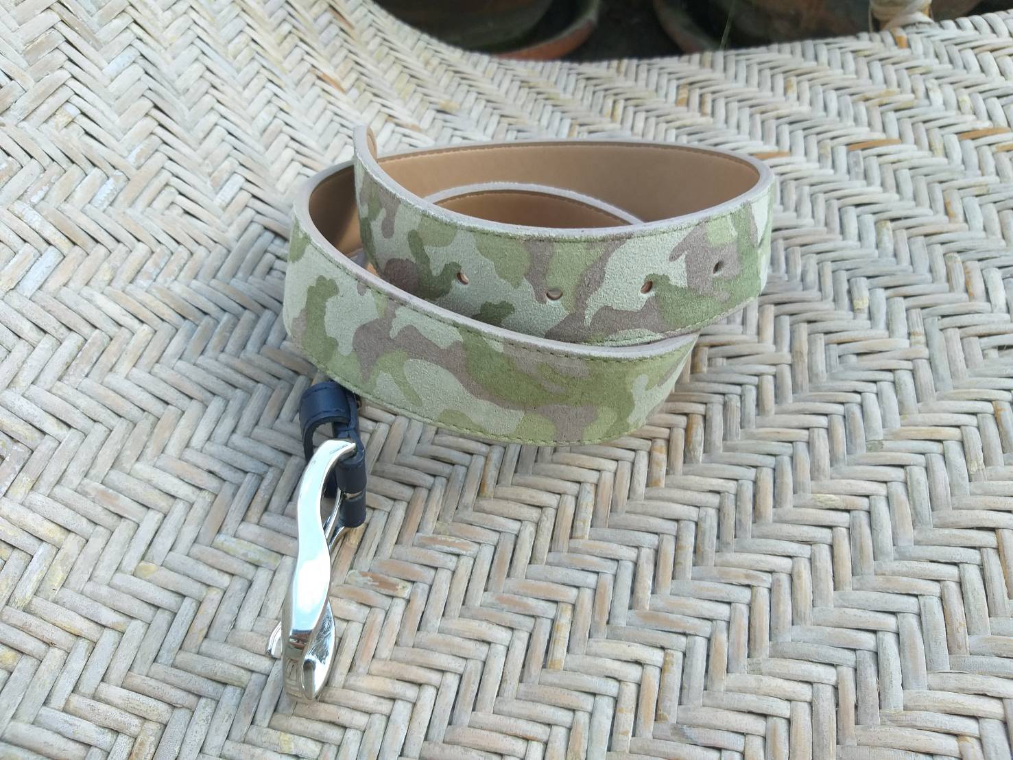 เข็มขัดชาย ลายพราง ROSASEN สวยมาก (ของใหม่)