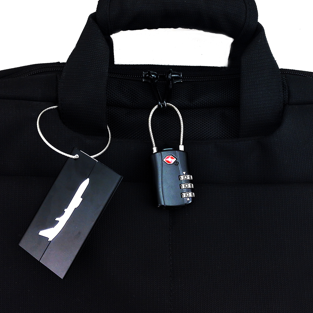 กุญแจล็อคกระเป๋าเดินทาง ตรงตามกำหนด TSA ใช้งานง่าย คุณภาพสูง (TSA Approved Travel Combination Cable Luggage Locks for Suitcases)