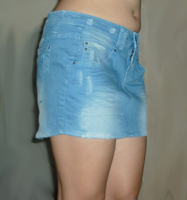 กระโปรงยีนส์ DENIM 31-35-11 สีสวยมากๆ