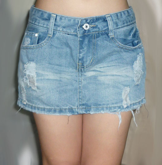 #2กระโปรงยีนส์แนวเซอร์ แบรนด์ห้าง Catwond 32-36-10