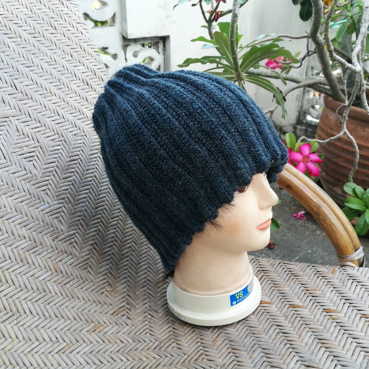 หมวกไหมพรมขนสัตว์หนาทบ 2 ชั้น อุ่นมากกก