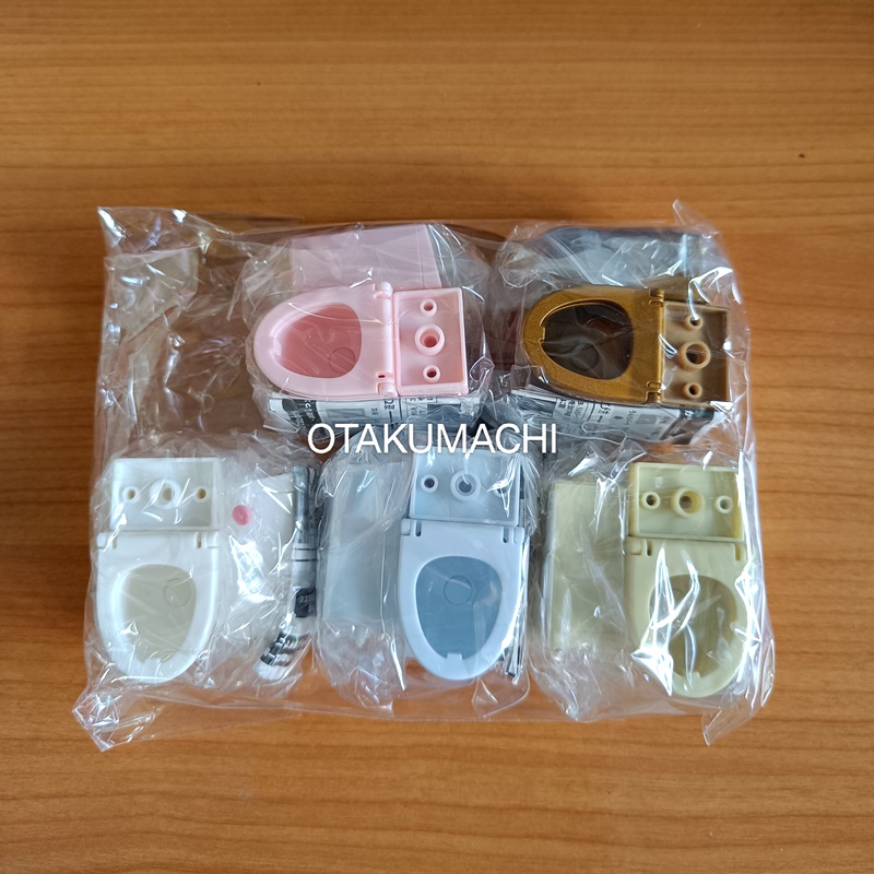 กาชาปองโมเดลชักโครกขนาดจิ๋ว Really Easy to Use! Super Gimmick!! Toilet Mascot