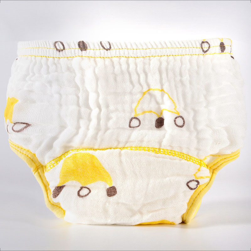 กางเกงผ้าอ้อมเด็กซักได้ กางเกงซับฉี่เด็ก กางเกงผ้าอ้อมสาลู 100%Cotton Muslin กางเกงกันฉี่ กางเกงผ้าอ้อมซับฉี่ ขอบขาสองชั้น