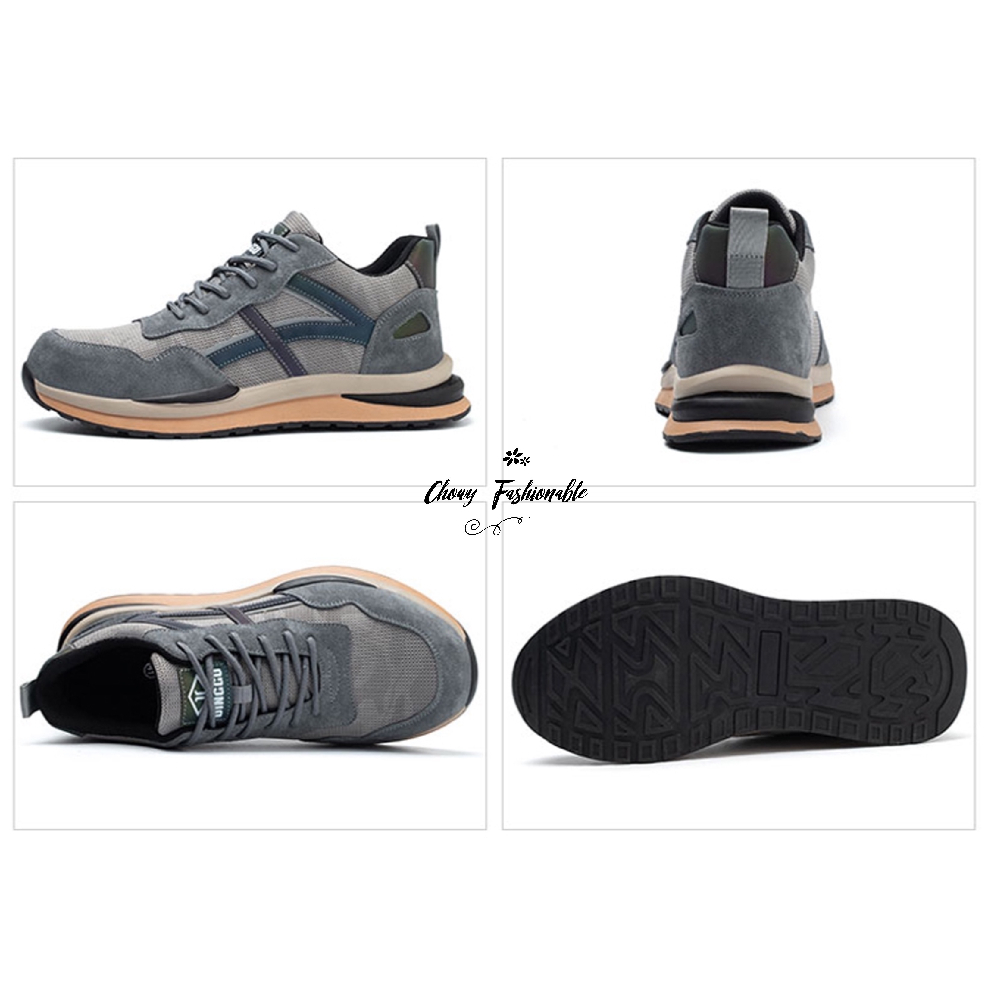 รองเท้าเซฟตี้แฟชั่น 37-45 Safety Composite Toe รองเท้าเซฟตี้ ผ้าใบเซฟตี้ KR1139