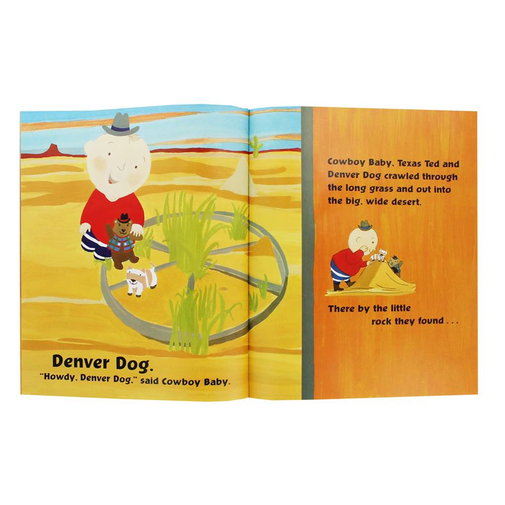 Story Book & DVD : Cowboy Baby : Sue Heap หนังสือนิทานภาพ ของซู ฮีพ พร้อมดีวีดี Walker Books