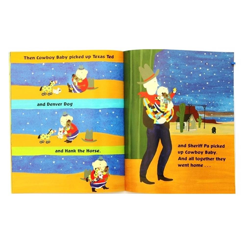 Story Book & DVD : Cowboy Baby : Sue Heap หนังสือนิทานภาพ ของซู ฮีพ พร้อมดีวีดี Walker Books