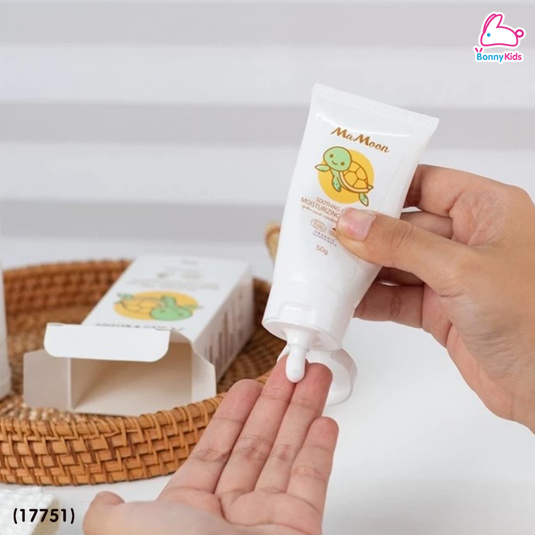(17751) Mamoon (มามูน) Soothing and Moisturizing Cream โลชั่นมอยซ์เจอร์ไรเซอร์ ช่วยลดผิวแห้ง ผิวสาก ผดผื่น (ใช้ได้ตั้งแต่แรกเกิด)