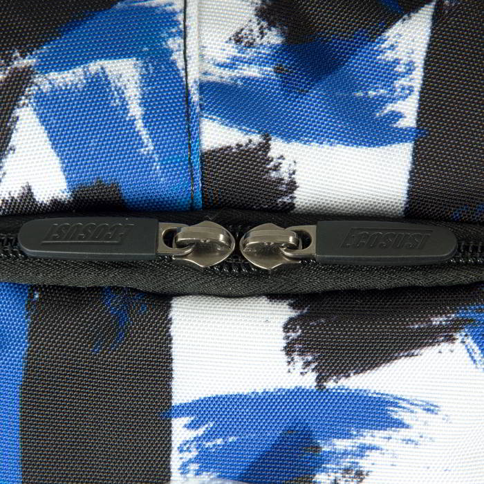 Ecosusi กระเป๋าคุณแม่ กระเป๋าสัมภาระคุณแม่ กระเป๋าแม่ลูกอ่อน แบบเป้ มาพร้อมแผ่นรองเปลี่ยนผ้าอ้อม, สายคล้องรถเข็น, ช่องเก็บความร้อน-เย็น (Navy Patten)