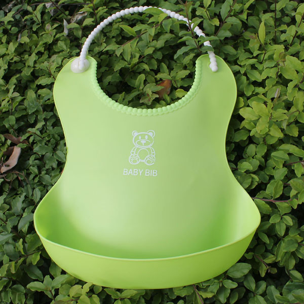 ผ้ากันเปื้อนเด็ก อาหารและขนม ผ้ากันเปื้อนเด็ก ผ้ากันเปื้อนรองเศษอาหาร ซิลิโคน สำหรับเด็กวัย 6 เดือน - 4 ปี Baby Soft Bib
