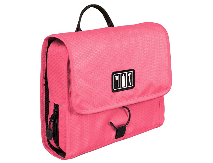 Bagsmart กระเป๋าใส่อุปกรณ์อาบน้ำ คุณภาพสูง ใส่อุปกรณ์อาบน้ำ แขวนได้ สำหรับเดินทาง ท่องเที่ยว (Pink)