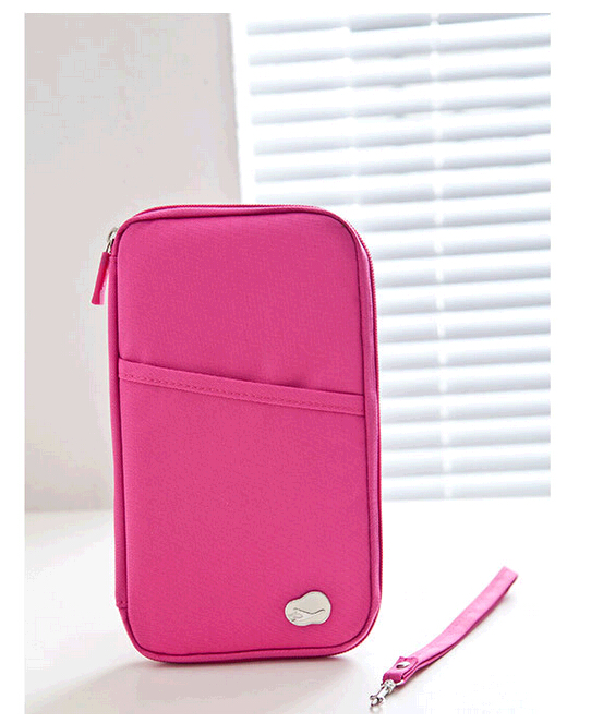 กระเป๋าใส่พาสปอร์ต กระเป๋าใส่หนังสือเดินทาง อเนกประสงค์ มีสายคล้องมือ ใส่เอกสารได้เยอะ พกพาสะดวก กันน้ำ คุณภาพดี