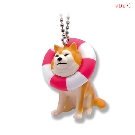 กาชาปองฟิกเกอร์น้องหมา Sandwiched Dog 3 Mascot Ball Chain