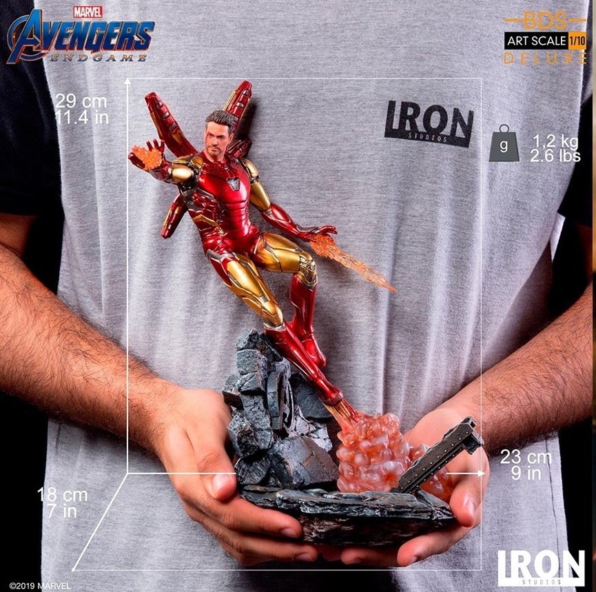 พร้อมส่ง ironman ของ Iron Studios : Iron Man MK85: Avengers Endgame BDS 1/10Scale (Deluxe) Statue by Iron Studios