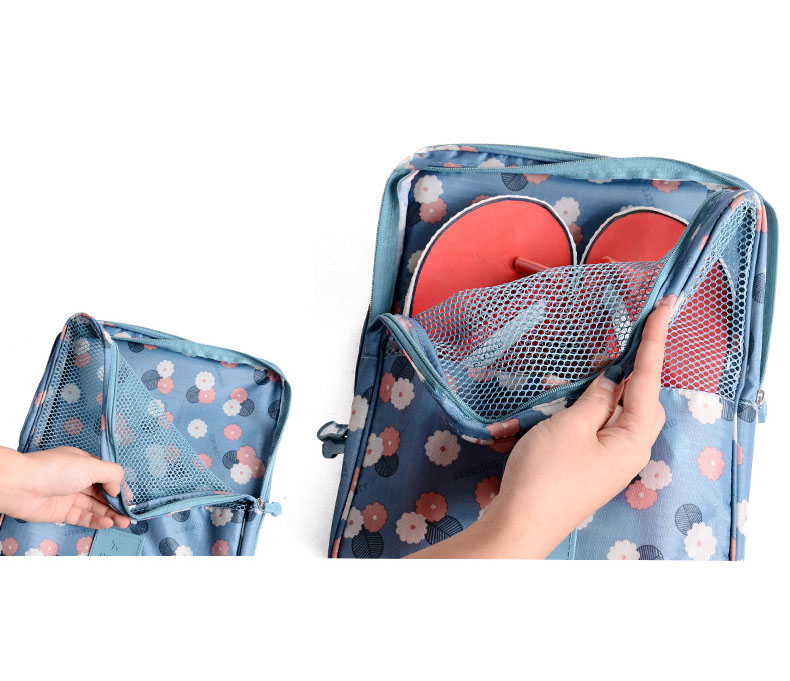 DINIWELL กระเป๋าใส่รองเท้าสำหรับเดินทาง หรือเล่นกีฬา ผลิตจากโพลีเอสเตอร์คุณภาพดี กันน้ำ มี 5 สี 5 ลายให้เลือก